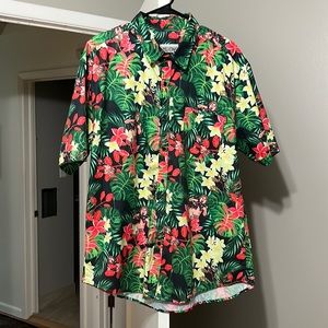 Roosevelts “Goonies” Button Down Shirt. XL
